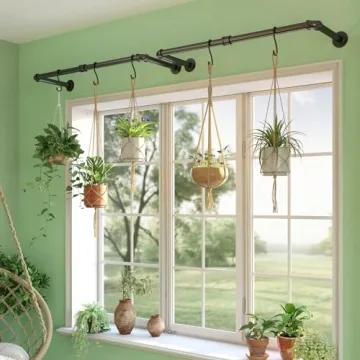 Greenstell Wall Mounted Industrial Clothes Rack - Space Saving