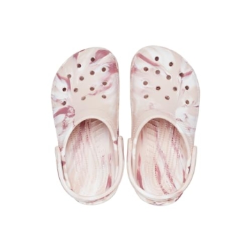 Kids Tie Dye Crocs Classic Marbled Comfort Clogs