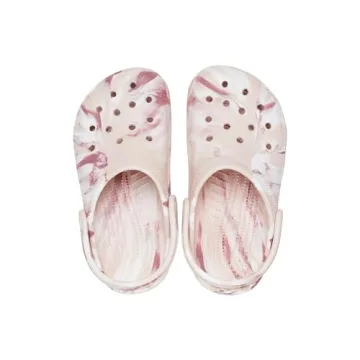 Kids Tie Dye Crocs Classic Marbled Comfort Clogs