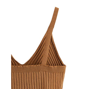 Stylish SweatyRocks V Neck Crop Cami Top for Women