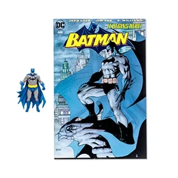 McFarlane Toys - Iconic 3IN Batman Figure with Comic - Batman Hush