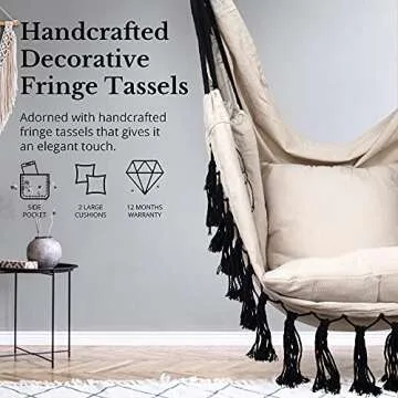 Comfortable Komorebi Hammock Chair for Indoor & Outdoor