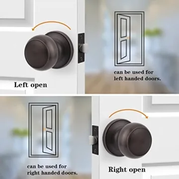 Probrico Interior Door Knobs – Stylish Oil Rubbed Bronze Set