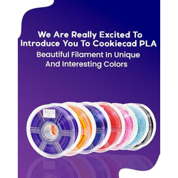 CookieCad Sunset Rainbow PLA Filament 1.75mm 1kg