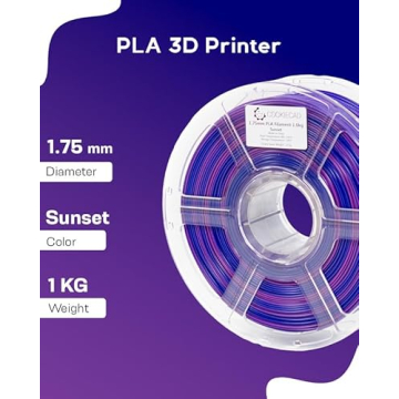 CookieCad Sunset Rainbow PLA Filament 1.75mm 1kg
