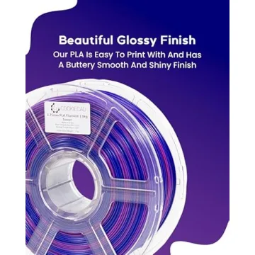 CookieCad Sunset Rainbow PLA Filament 1.75mm 1kg