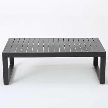 GDFStudio 4 Piece Outdoor Aluminum Chat Set