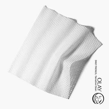Makeup Remover Wipes by Olay Daily Facials Gentle Clean 5-in-1 Water Activated Cleansing Cloths, 33 count Packaging may Vary