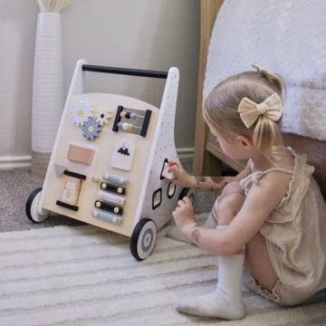 Beright Wooden Baby Walker Push and Pull Activity Toy