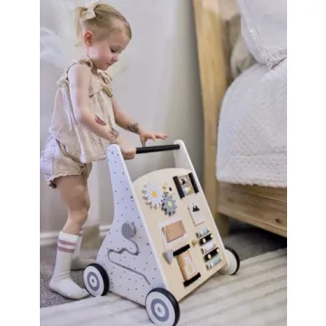 Beright Wooden Baby Walker Push and Pull Activity Toy