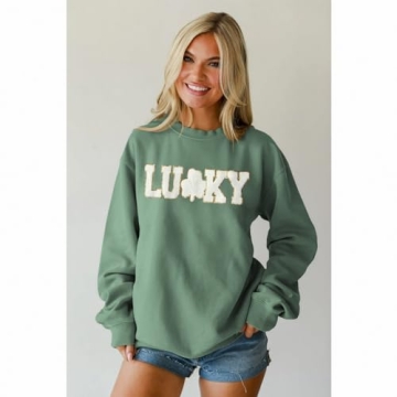 Boutikome Lucky Sweatshirt for Comfortable St Patrick's Day