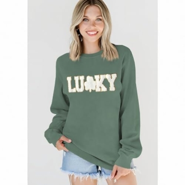 Boutikome Lucky Sweatshirt for Comfortable St Patrick's Day
