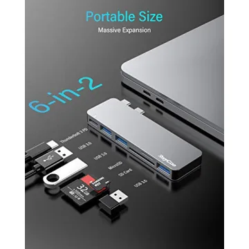 RayCue 6-in-1 USB-C Hub for MacBook Pro and Air