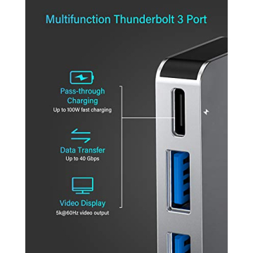 RayCue 6-in-1 USB-C Hub for MacBook Pro and Air