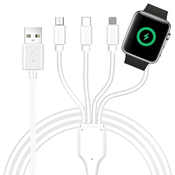 4 in 1 Charger Cable - Multi Charging Cord for All Devices