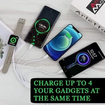 Innovative 4 in 1 Charger Cable for Apple and Android Devices