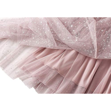 Elegant Tulle Midi Skirt with Floral Print for Women