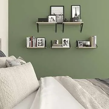 Wallniture Bora Floating Shelves - Rustic Home Storage Solution