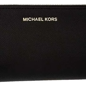 Elegant Black Michael Kors Jet Set Wallet for Everyday Use
