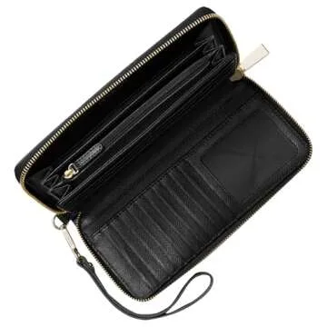 Elegant Black Michael Kors Jet Set Wallet for Everyday Use