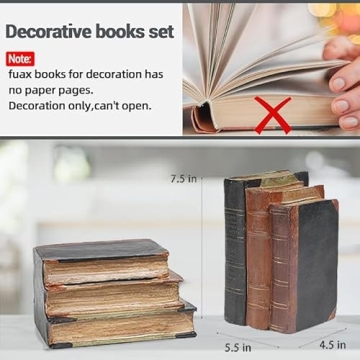 Guichifun Decorative Books - Elegant Home Decor Accent