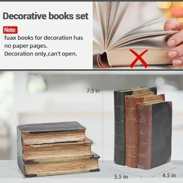 Guichifun Decorative Books - Elegant Home Decor Accent
