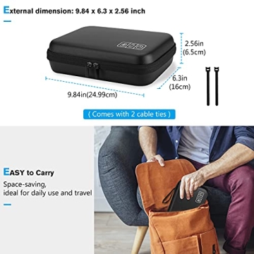 ProCase Hard Travel Organizer for Electronic Accessories