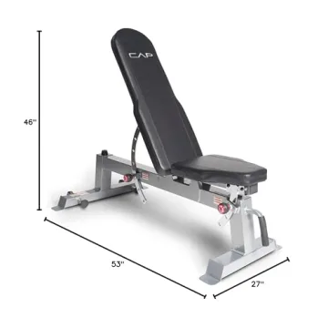 CAP Barbell Deluxe Utility Weight Bench for Home Gym