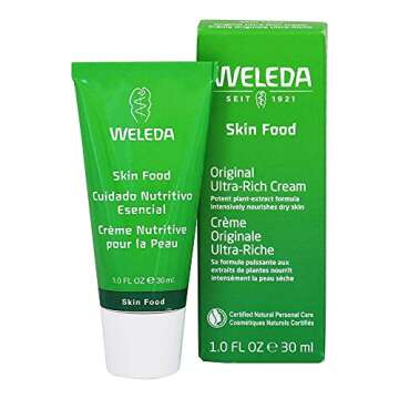 Weleda Skin Food Original Ultra-Rich Body Cream, 1 Fluid Ounce, Plant Rich Moisturizer with Pansy, Chamomile and Calendula