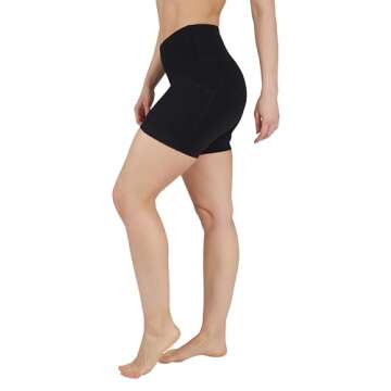 High Waist Power Flex Biker Shorts - 90 Degree By Reflex