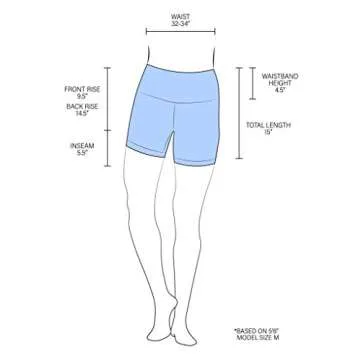 High Waist Power Flex Biker Shorts - 90 Degree By Reflex