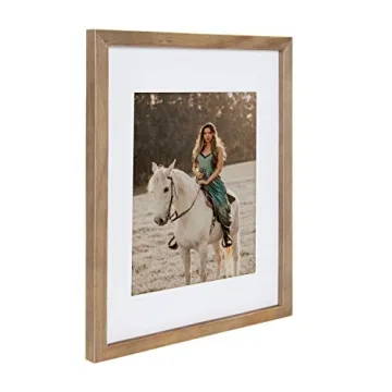 DesignOvation Gallery Wood Photo Frame Set for Display