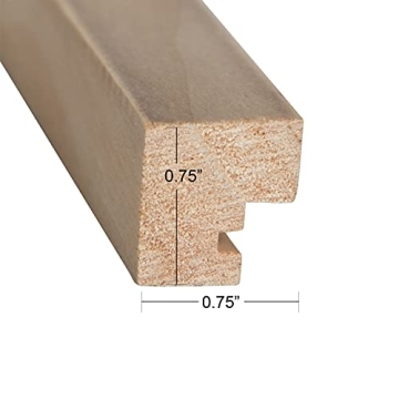 DesignOvation Gallery Wood Photo Frame Set for Display