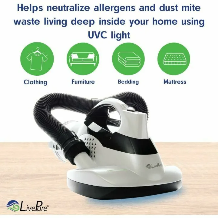 LivePure Ultramite Handheld Vacuum with UVC Light