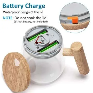 VAlinks Self Stirring Coffee Mug - Effortless Mixing Mug