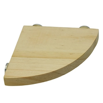 Niteangel Wooden Platform for Birds - Safe & Stylish