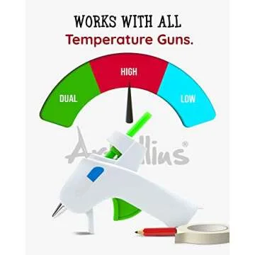 200 Pack Color Hot Glue Sticks. Variety Colored Glue Gun Stick. Hot Melt Adhesive Mini Glues Sticks for DIY Art Craft Repair Bonding Bulk Gold Black Yellow Pink Red Purple