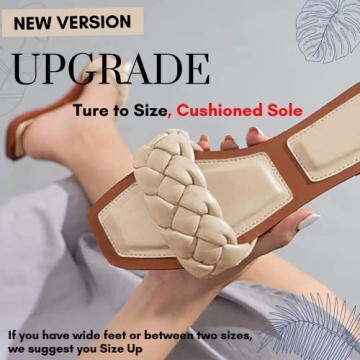 Trish Lucia Women's Braided Strap Sandals Stylish Comfort