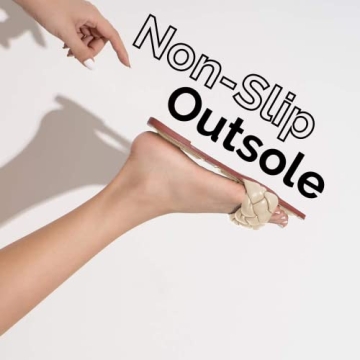 Trish Lucia Women's Braided Strap Sandals Stylish Comfort