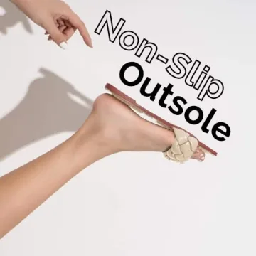 Trish Lucia Women's Braided Strap Sandals Stylish Comfort