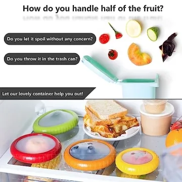 SOOPLEU Avocado Saver & Tomato Holder Storage Set
