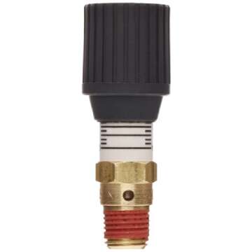 Control Devices - CR25-100 CR Series Brass Pressure Relief Valve, 0-100 psi Adjustable Pressure Rang...