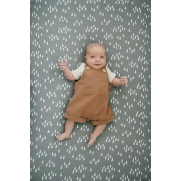 Pines Muslin Crib Sheet by Mebie Baby for Modern Nurseries
