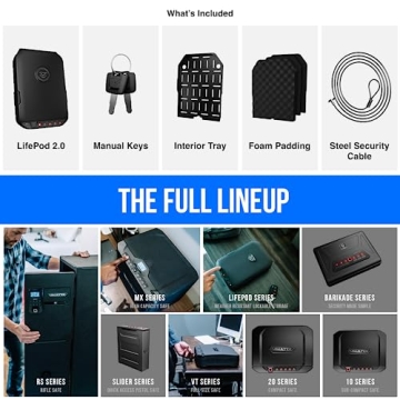 VAULTEK LifePod 2.0 Waterproof Biometric Security Case