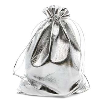BEAVOING 100 Pack Gold Organza Gift Bags 5x7 Inches