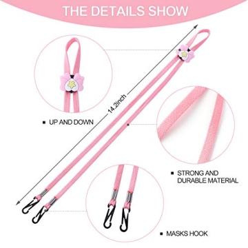 KATOCHUG Adjustable Mask Lanyards - Kids & Adults 6PCS