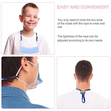 KATOCHUG Adjustable Mask Lanyards - Kids & Adults 6PCS