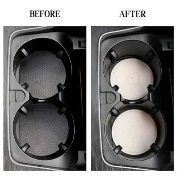 Cute Leather Car Cup Coasters for Women – 2PCS