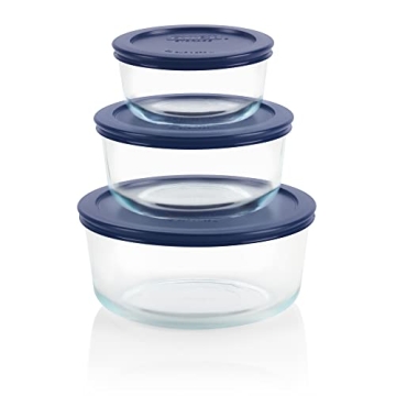 Pyrex Simply Store 3-Pack Glass Food Storage Set