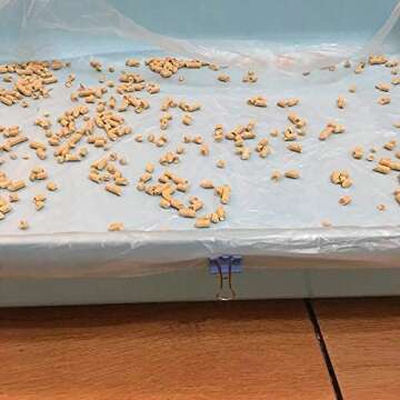 Kathson Rabbit Cage Liners - 100 Disposable Plastic Mats